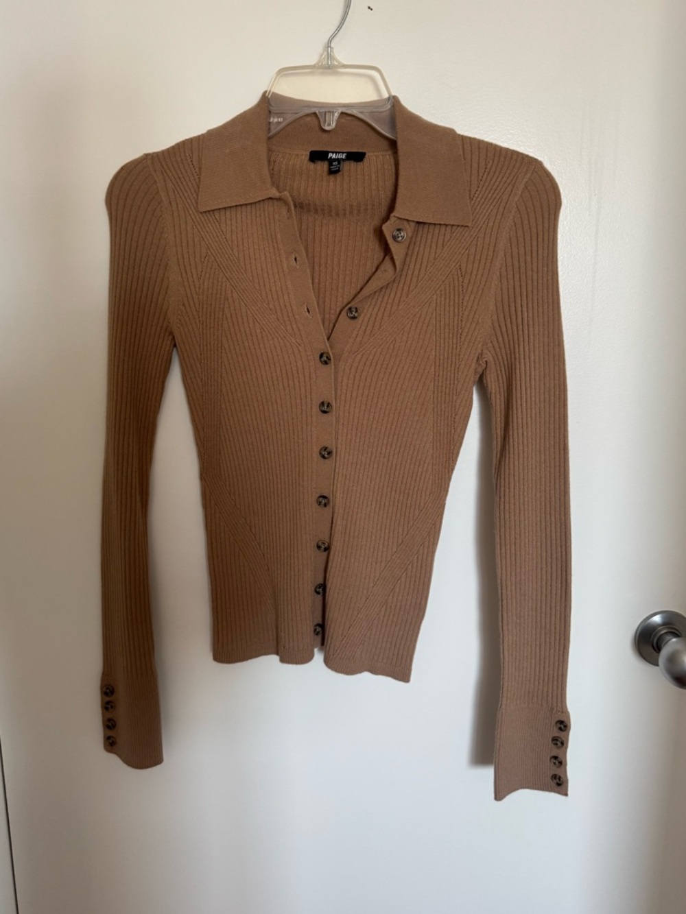 NWOT Paige Jayde Button Front Shirt Cardigan - Picture 2 of 7